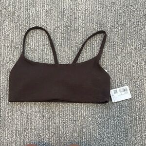 Brown wunder train lululemon bra